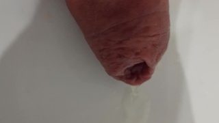 Extreme Closeup, Foreskin Pissing