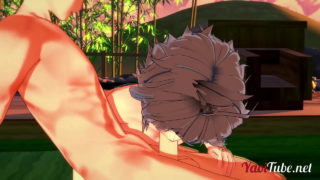 Fate Yaoi – Shirou & Sieg Having Sex In A Onsen. Blowjob And Bareback Anal With Creampie And Cums In His Mouth 1/2