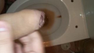 Femboy Piss In Public Toilet.