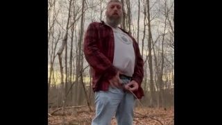 Flannel Bear Pissing