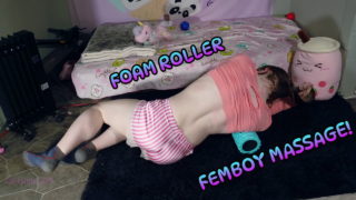Foam Roller Femboy Massage! Teaser