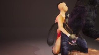 Furry Getting A Lot Of Cock In The Ass 3D