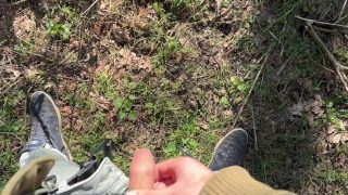 Guy With Big Foreskin Takes A Piss
