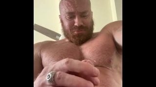 Hairy Big Dick Bodybuilding Oozes Tons Of Precum. Onlyfansbeefbeast Hung Big Cock Musclebear Daddy