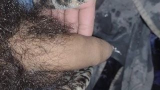 Hairy Cock Man Pees On Old Chair