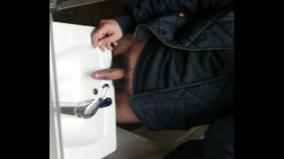 Hairy Latino Bear Cums At Work