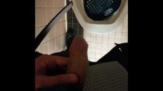 HD – Young Uncut Guy Takes Piss In Public Urinal