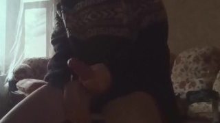 Horny Teen Jerks Off Till He Cum On The Floor