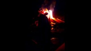 Horny Twink Piss And Cum By The Campfire