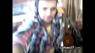Hospitable Amateur Straight Guy Masturbation
