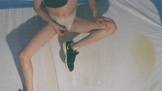 I Wear My Old Underwear As Swim Trunk While Taking A Piss In The Pool