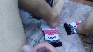 Jerk Cum And Piss Compilation With Feet