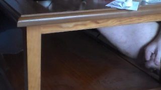 John Is Pissing On The Table Shelf