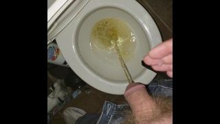 Limp Dick Orgasm Follewed By Amazing Pee Piss