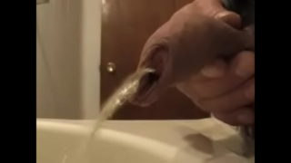 Long Foreskin Piss Sink