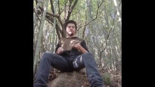 Maskless Boy Peeing In Cold Woods / Pee Fetish