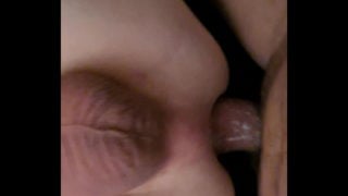 Moaning Femboy Slut Gets His Hole Railed And Cummed On