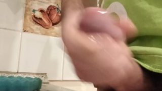 Morning Pee An Cum In The Sink. Peehole Playing.