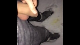 Mountain Uncut Cock Pissing In The Snow