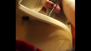 My Step Dad Pissing