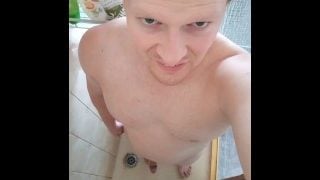 Naked Boy Pissing 3