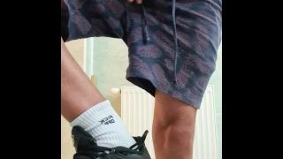 Open Your Fucking Mouth ! Lick My Nike Sneakers Untill I Piss On You!