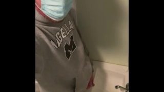 Pee Peeing In The Sink And On His Pants And On The Floor By Accident – Hot Guy Peeing