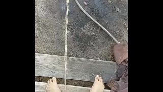 Peeing After A Night Of Drinking