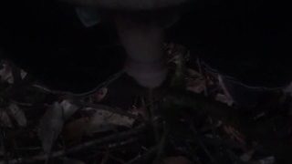 Peeing In The Evening Outdoors