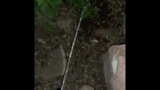 Piss After Wanking At School