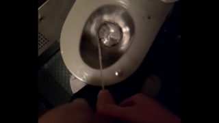Đi tiểu trong toilet