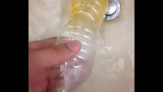 Piss Out Of An Erection And Cum.