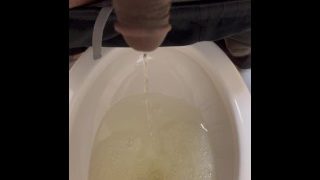 Pissing.