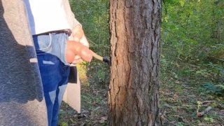 Pissing Boy – Uncircumcised Cock In Forest