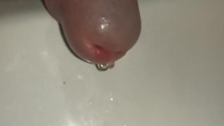 Pissing Cock, Extreme Close Up