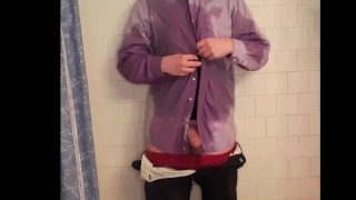 Pissing & Cumming In Dress Clothes