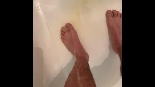 Pissing Foot Fetish