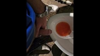 Pissing In A Public Urinal