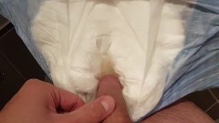 Pissing In My Open Diaper Before A Change Abdl Sissy