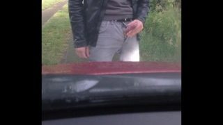 Pissing In Public On A Car