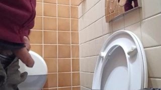 Pissing In Public Toilet