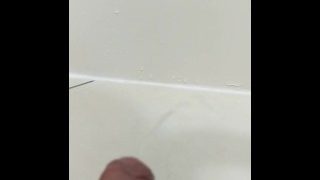 Pissing In The Shower Wall