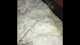 Pissing On A Public Building