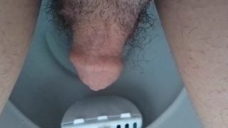 Pissing POV In The Bathroom