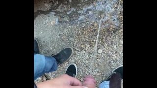 Pissing Together In Public