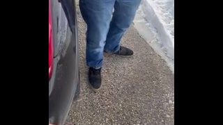 Pissing Together Off The Highway