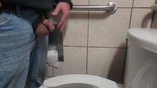 Pissing With Huge Balls Hanging