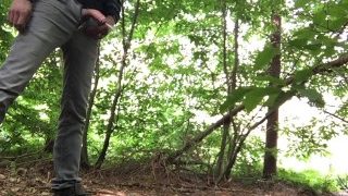 Pissing With Seme Erection