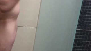 Public Gym Shower Pissing And Playing