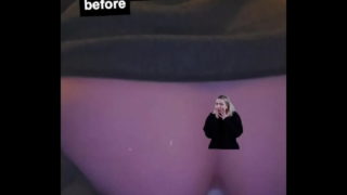 Ramming My Tight Teen Anal With Makeshift Dildo
